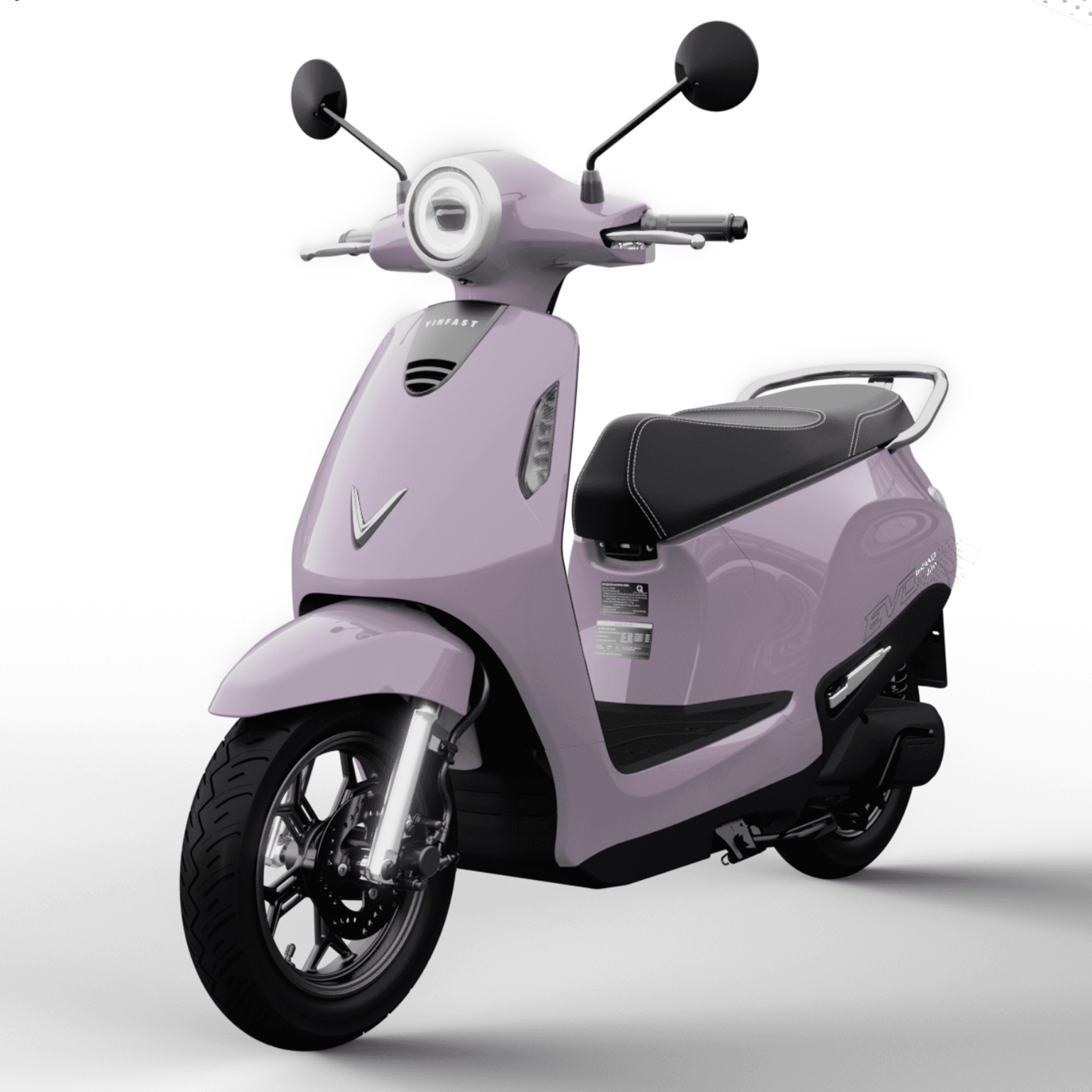 Xe điện VinFast Evo Grand Lite màu hồng của Lapin