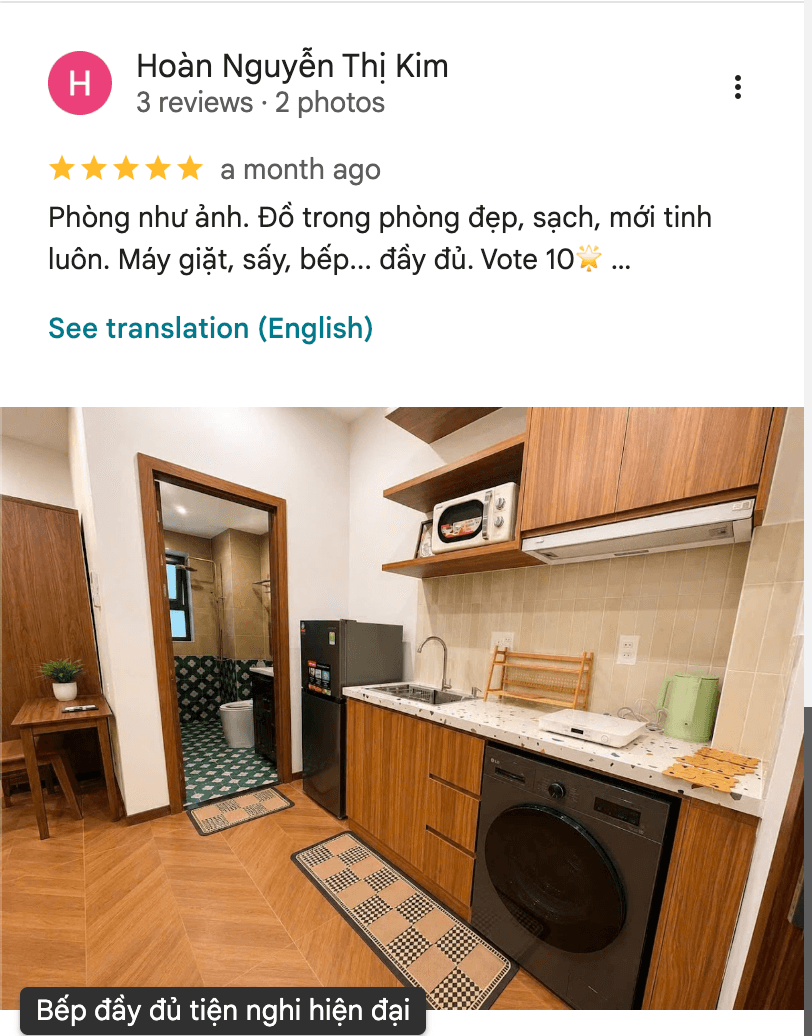 Ảnh chụp đánh giá thực tế của khách lưu trú tại Lapin Homestay